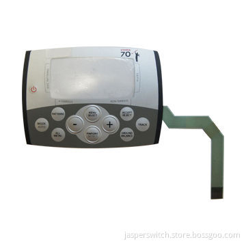 5-color Printing Membrane Switch with Flat Cable and Clear Window